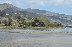 Laguna și munții